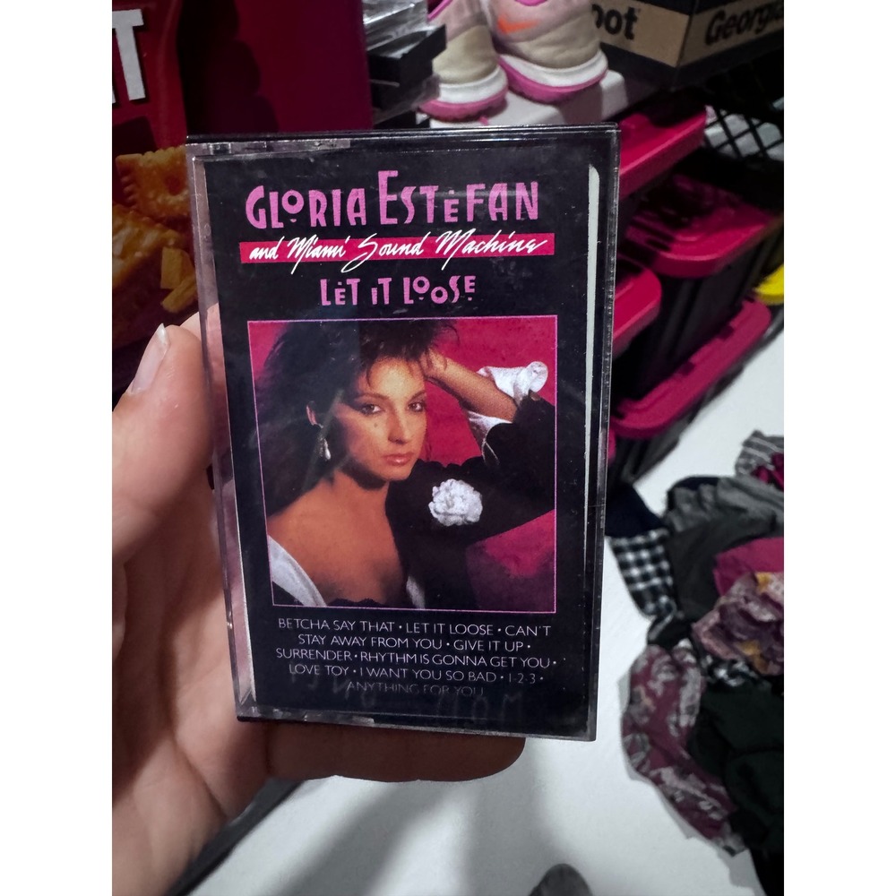 Gloria Estefan Miami Sound Machine Let It Loose Cassette Tape 1987 Epic 40769-4